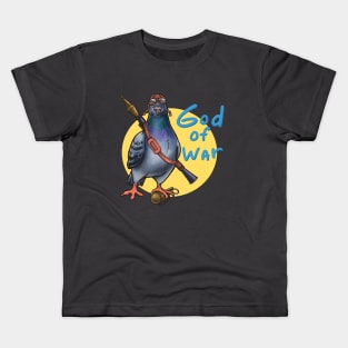 God of war,a dove with a weapon Kids T-Shirt